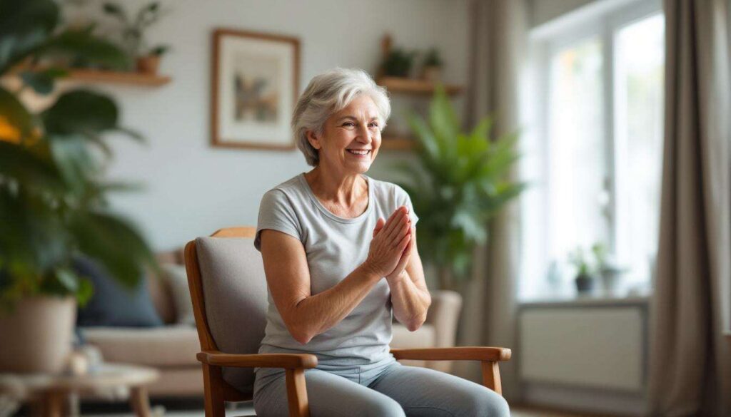 6-minutowy trening na krześle, który wzmacnia core skuteczniej niż plank po 60. roku życia