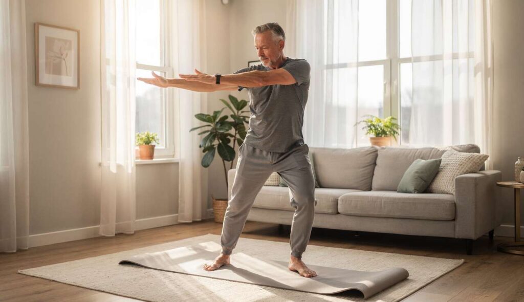 6-minutowa poranna rutyna, która niweluje brzuch skuteczniej niż ćwiczenia na abs po 50-tce