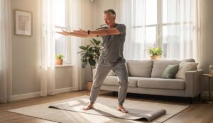 6-minutowa poranna rutyna, która niweluje brzuch skuteczniej niż ćwiczenia na abs po 50-tce