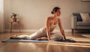 Jedna minuta dziennie: pozycja, która ujędrnia brzuch i rozluźnia napięcie w biodrach